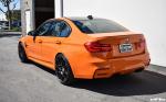 BMW M3 Sedan Fire Orange by EAS 2018 года